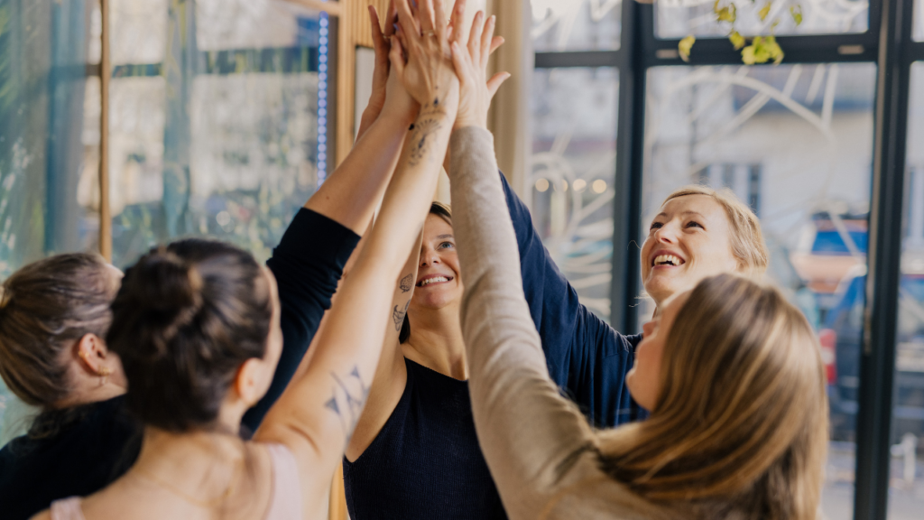 Business Yoga in Berlin Gruppe
